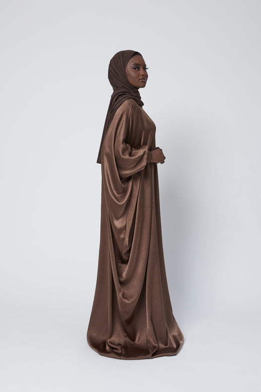 prayer dress one piece scarf attached Prayer dress one piece with scarf attached . One piece prayer gown satin with hijab attached. No pins needed. Handmade and high quality. One size. Muslim Prayer dress with Hijab. Vêtement prière femme abaya. Prayer dress satin. Luxury prayer dress muslim. Prayer dress one piece scarf attached. Prayer dress ladies. UK eid outfit inspo