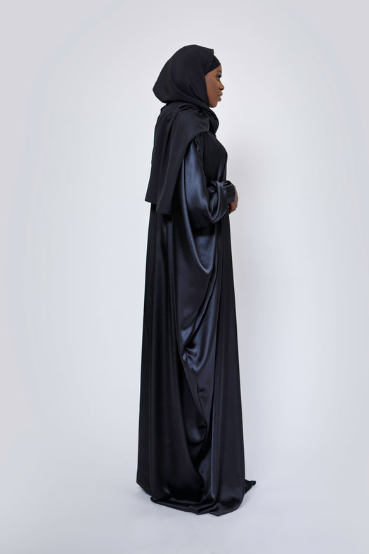 prayer dress one piece scarf attached Prayer dress one piece with scarf attached . One piece prayer gown satin with hijab attached. No pins needed. Handmade and high quality. One size. Muslim Prayer dress with Hijab. Vêtement prière femme abaya. Prayer dress satin. Luxury prayer dress muslim. Prayer dress one piece scarf attached. Prayer dress ladies. UK id outfit inspo
