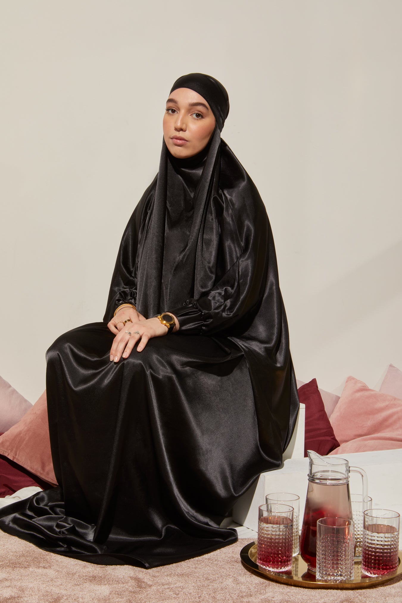 Jilbab satin prayer dress Cairo 145 One for Five