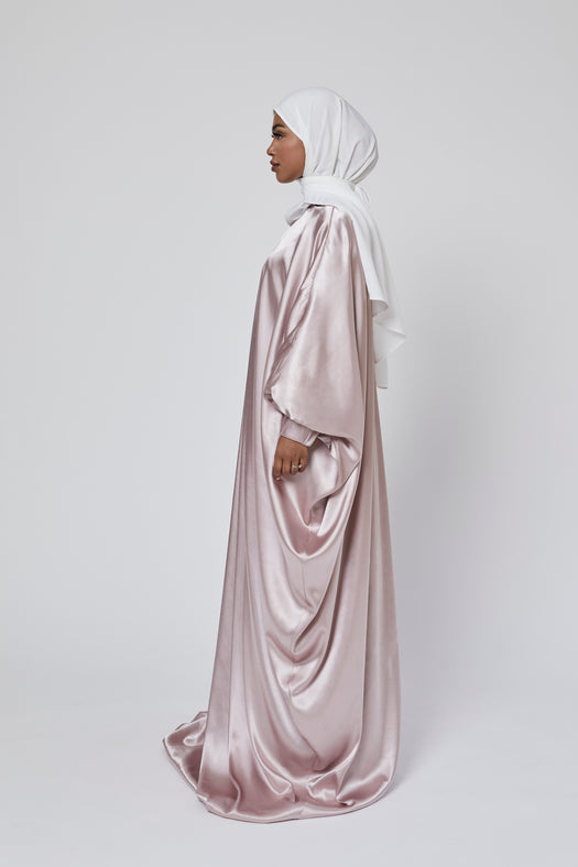 prayer dress one piece scarf attached Prayer dress one piece with scarf attached . One piece prayer gown satin with hijab attached. No pins needed. Handmade and high quality. One size. Muslim Prayer dress with Hijab. Vêtement prière femme abaya. Prayer dress satin. Luxury prayer dress muslim. Prayer dress one piece scarf attached. Prayer dress ladies. UK eid outfit inspo